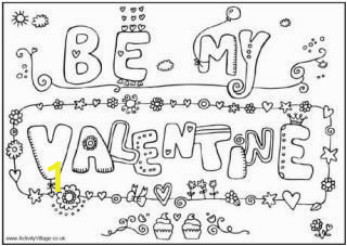 Happy Valentine S Day Printable Coloring Pages Valentine S Day Colouring Pages