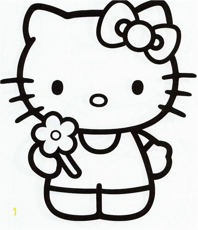 Hawaiian Hello Kitty Coloring Pages Free Big Hello Kitty Download Free Clip Art