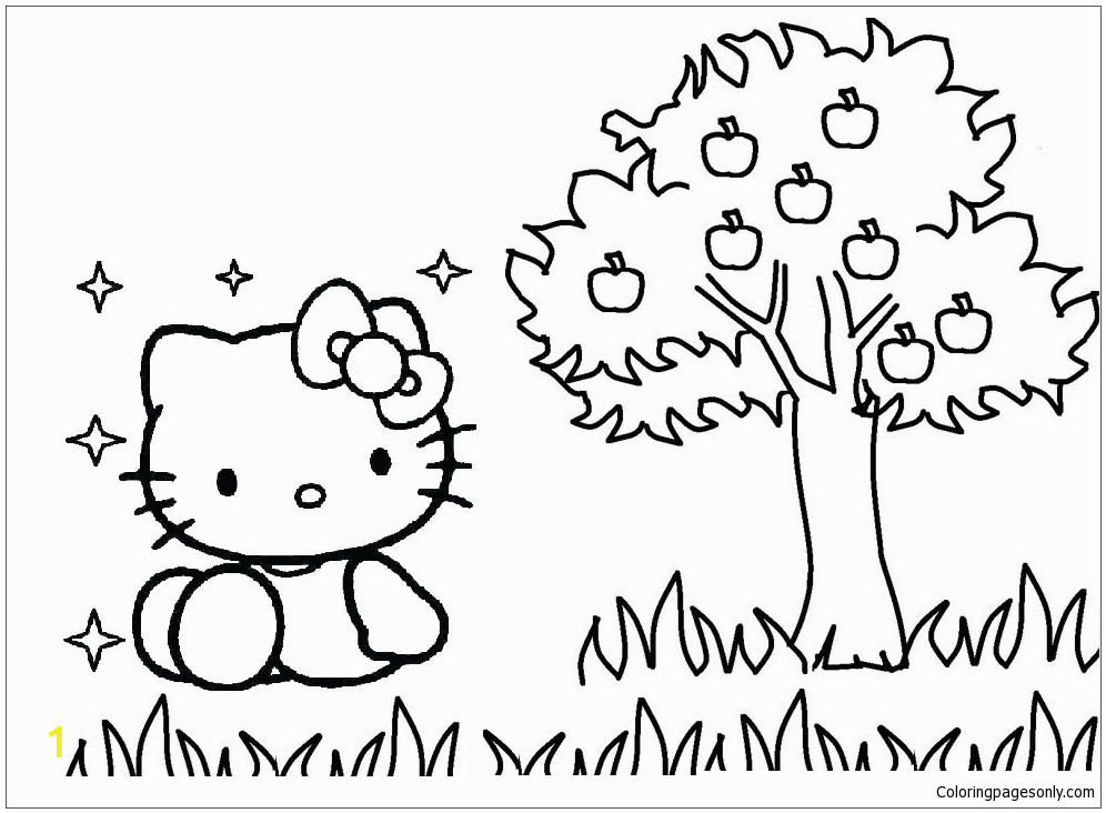 hello kitty with apple tree00