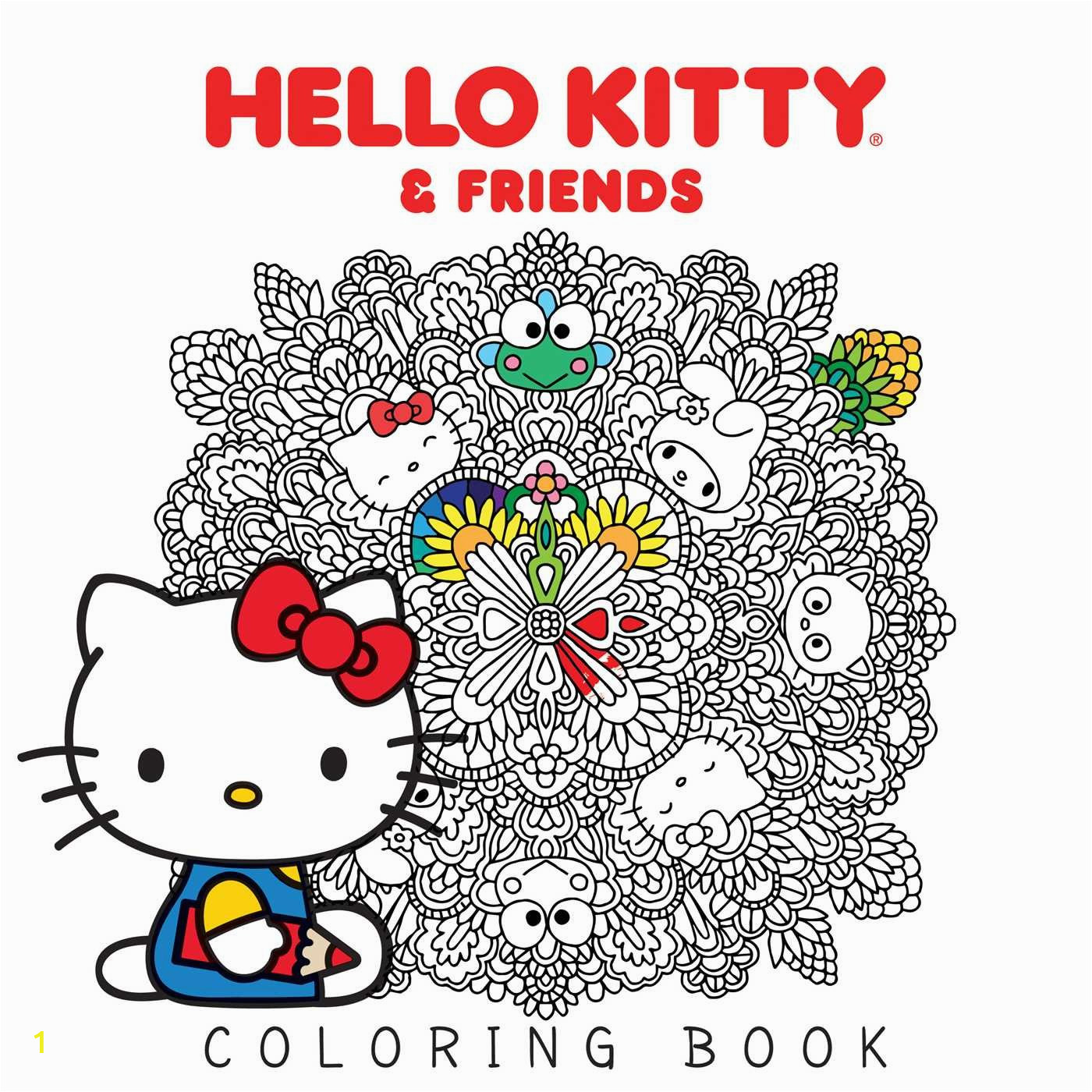 Hello Kitty And Friends Coloring Pages Divyajanani