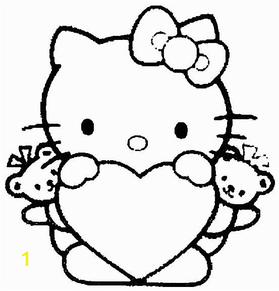 Hello Kitty and Mimmy Coloring Pages 100 Pictures Of Hearts Avec Images