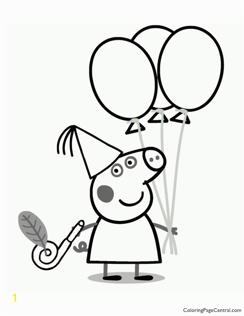 Peppa Pig Coloring Page 05