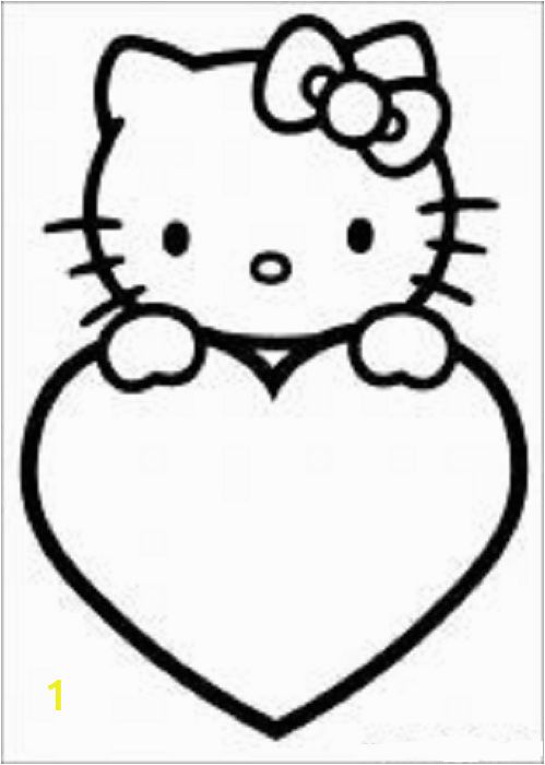 Hello Kitty Birthday Coloring Pages Free to Print Hello Kitty Coloring Pages 8 with Images