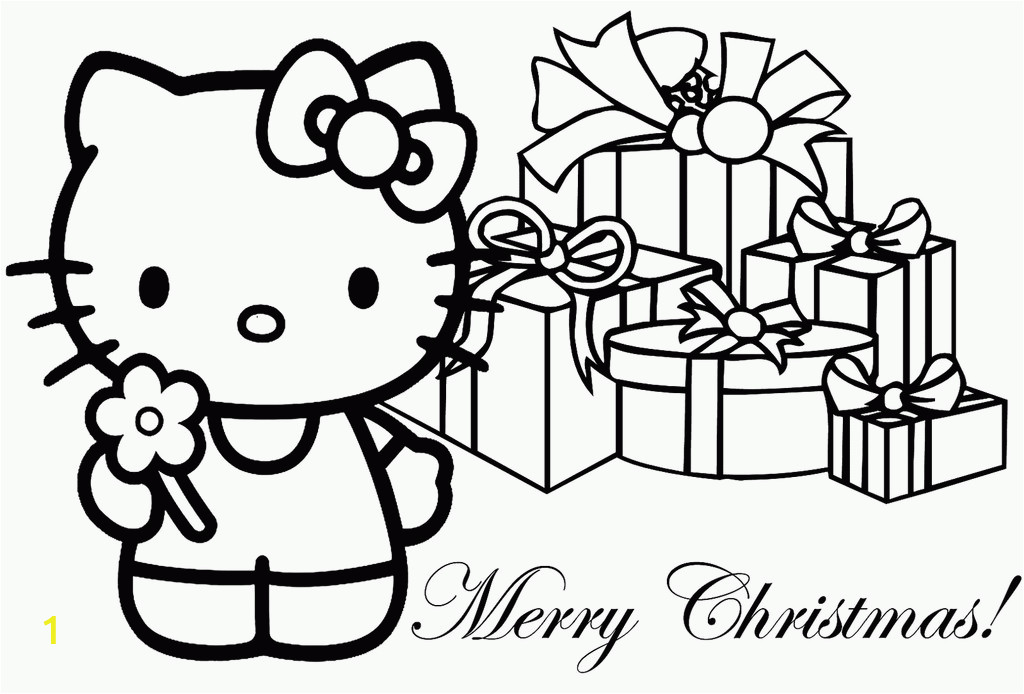 Hello Kitty Christmas Coloring Pages Free Print Hello Kitty Christmas Coloring Pages Coloring Home