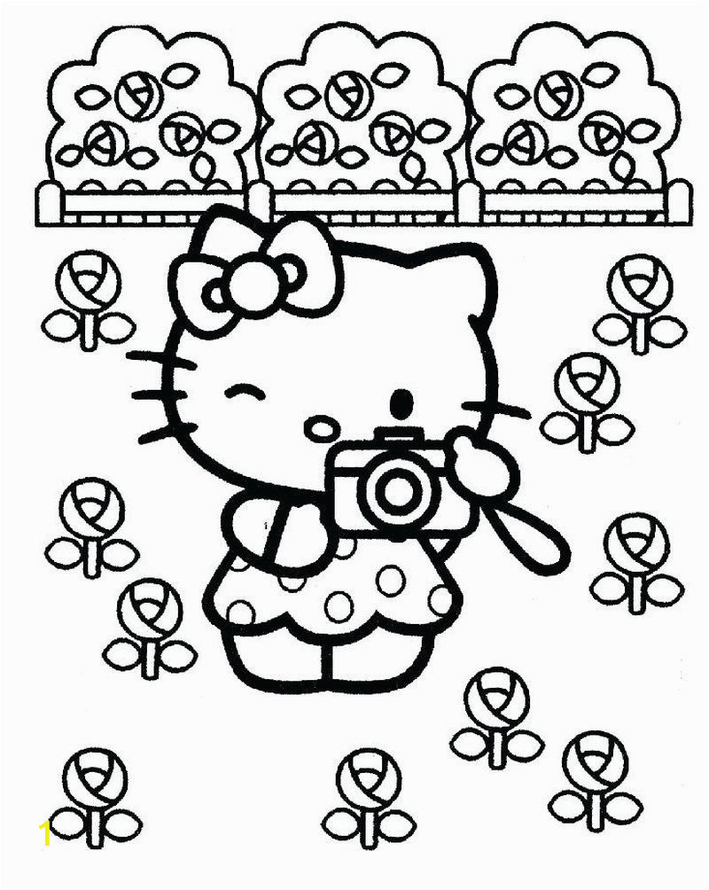 Hello Kitty Coloring Pages at the Beach Free Kitty Coloring Pages Hello Kitty is A Fictional
