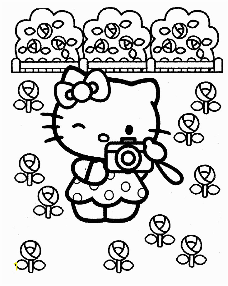 Hello Kitty Coloring Pages at the Beach Hello Kitty Info Coloring Home