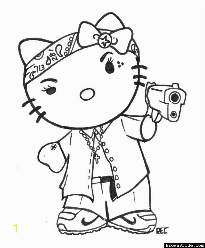 Hello Kitty Coloring Pages for Adults Hello Kitty 713 by Rec Brownpride Gallery Bp