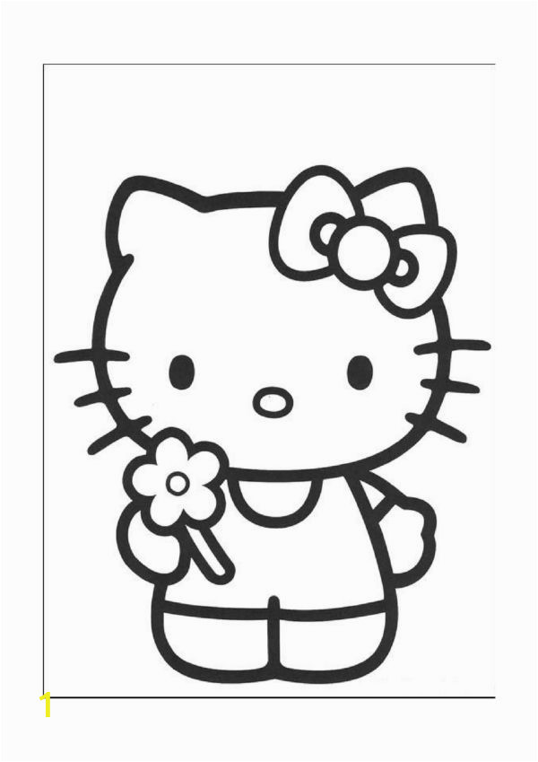 Hello Kitty Coloring Pages Online to Print Fargelegging Tegninger