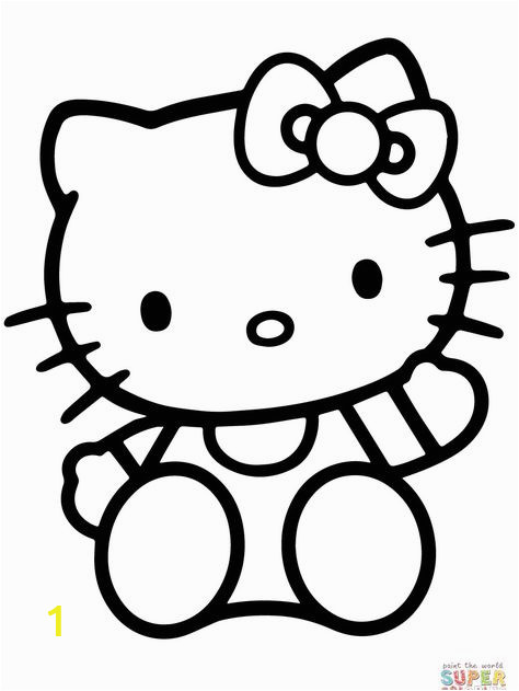 Hello Kitty Coloring Pages to Print Hello Kitty Coloring Book Best Coloring Book World Hello