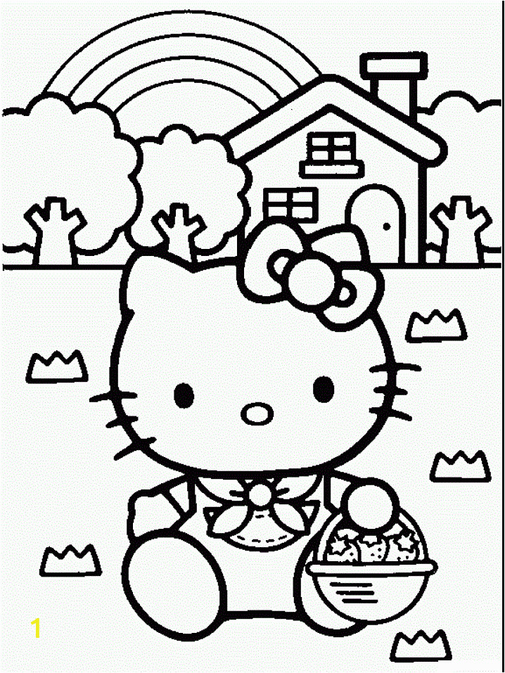 Hello Kitty Giant Coloring Pages Free Printable Hello Kitty Coloring Pages for Kids