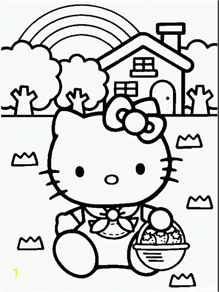 Hello Kitty Head Coloring Pages Free Printable Hello Kitty Coloring Pages for Kids