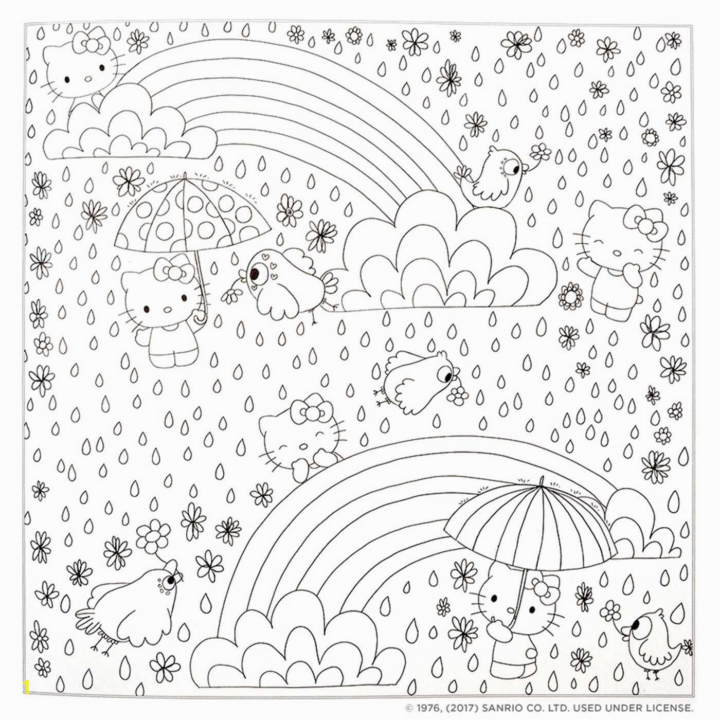 Hello Kitty Mini Coloring Pages Hello Kitty & Friends Coloring Book Volume 1 Amazon