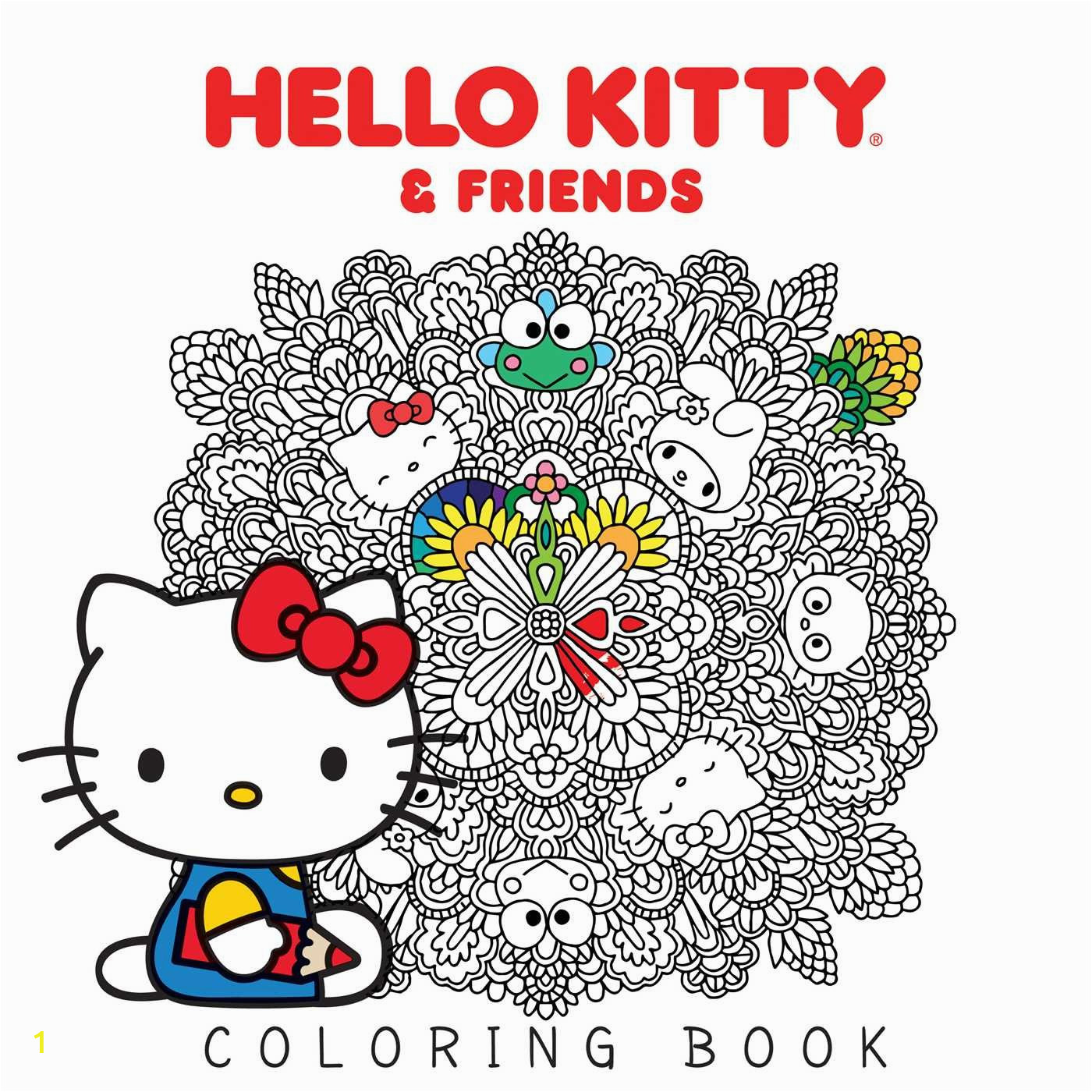 Hello Kitty Mini Coloring Pages Hello Kitty & Friends Coloring Book Volume 1 Amazon