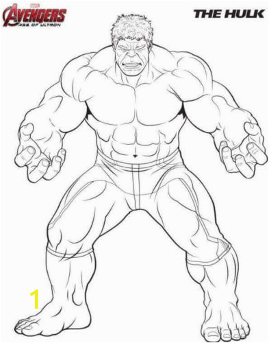Hulk Coloring Page 393x500
