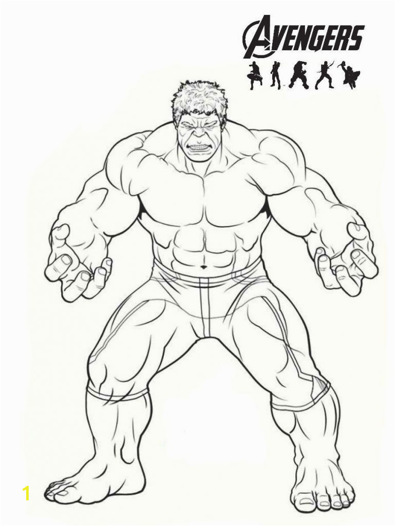 Hulk Coloring Pages for toddlers | divyajanani.org