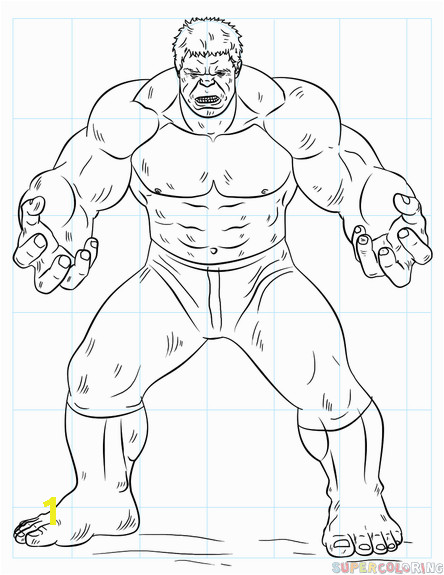 Hulk Coloring Pages to Print Free Wie Zeichnet Man Den Hulk Zeichnen Lernen Schritt Für