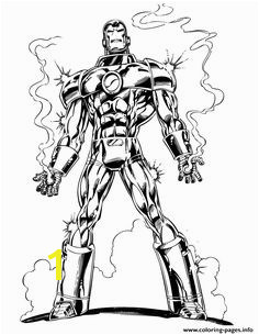 Invincible Iron Man Coloring Page | divyajanani.org