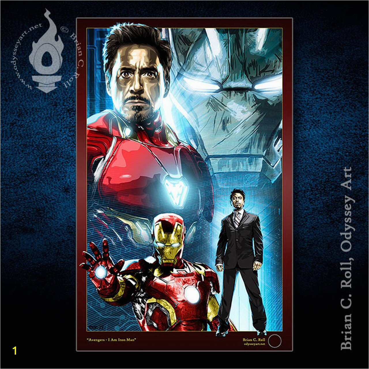 Avengers IAmIronMan 11x17print store