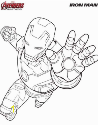 Iron Man Coloring Page 393x500