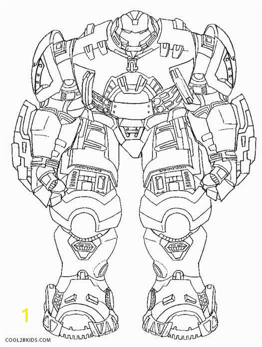 Hulkbuster Coloring Pages