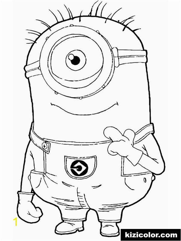 Minions coloring pages 12