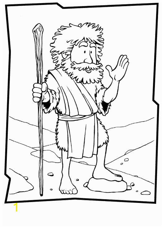 John the Baptist Coloring Pages Printable John the Baptist