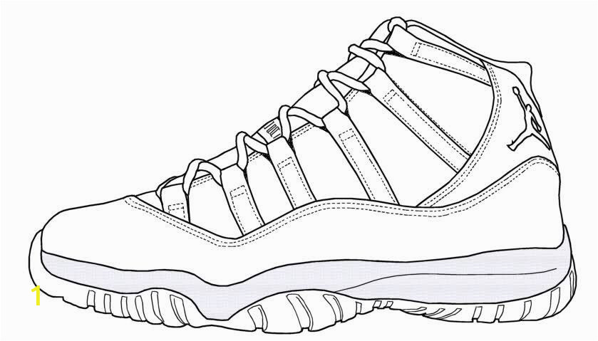 Jordan Shoes Coloring Pages Printable Jordan Shoe Coloring Pages Coloring Home Jeffersonclan