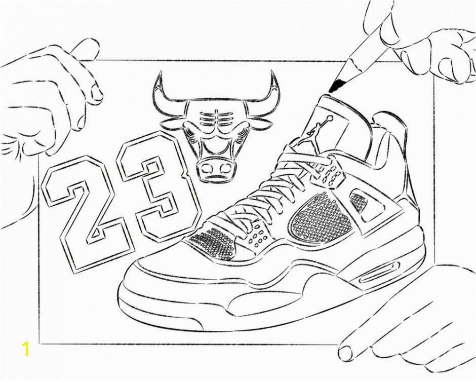Jordan Shoes Coloring Pages Printable Jordan Shoes Coloring Pages Coloring Home