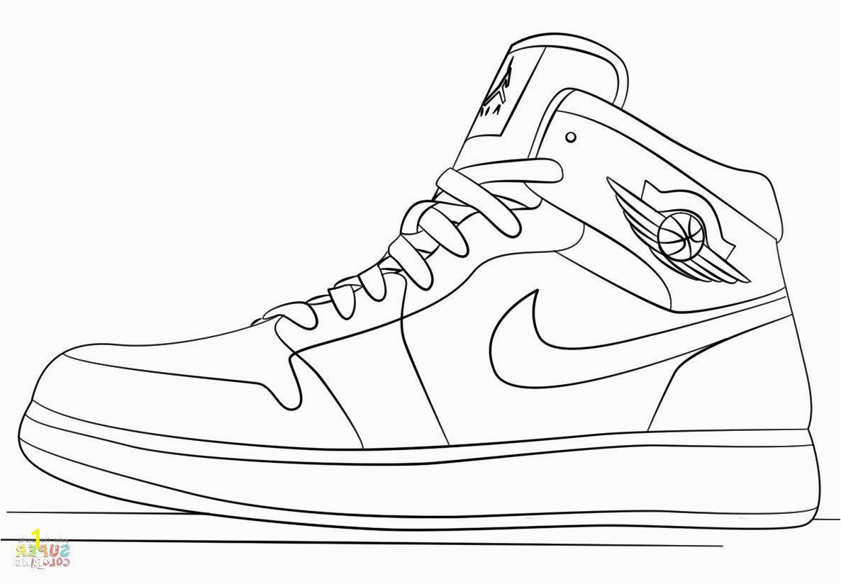 Jordan Shoes Coloring Pages Printable Pin On top Coloring Pages Ideas