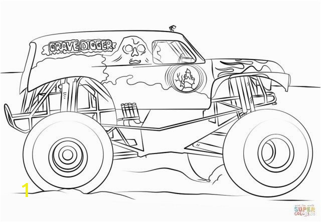 Monster Truck Coloring Pages Printable Inspiration Picture Of Monster Jam Coloring Pages