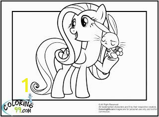 My Little Pony Coloring Pages Printable My Little Pony Fluttershy Coloring Pages with Images