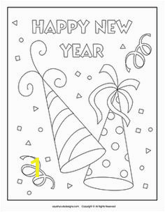 New Years Eve Coloring Pages Printable 27 Best New Year Coloring Pages Images