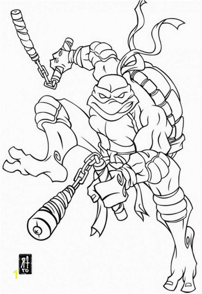 michelangelo teenage mutant ninja turtles coloring pages