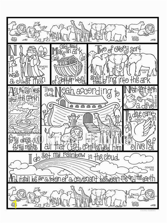 Noah S Ark Printable Coloring Pages Pin On Scripture Coloring Pages