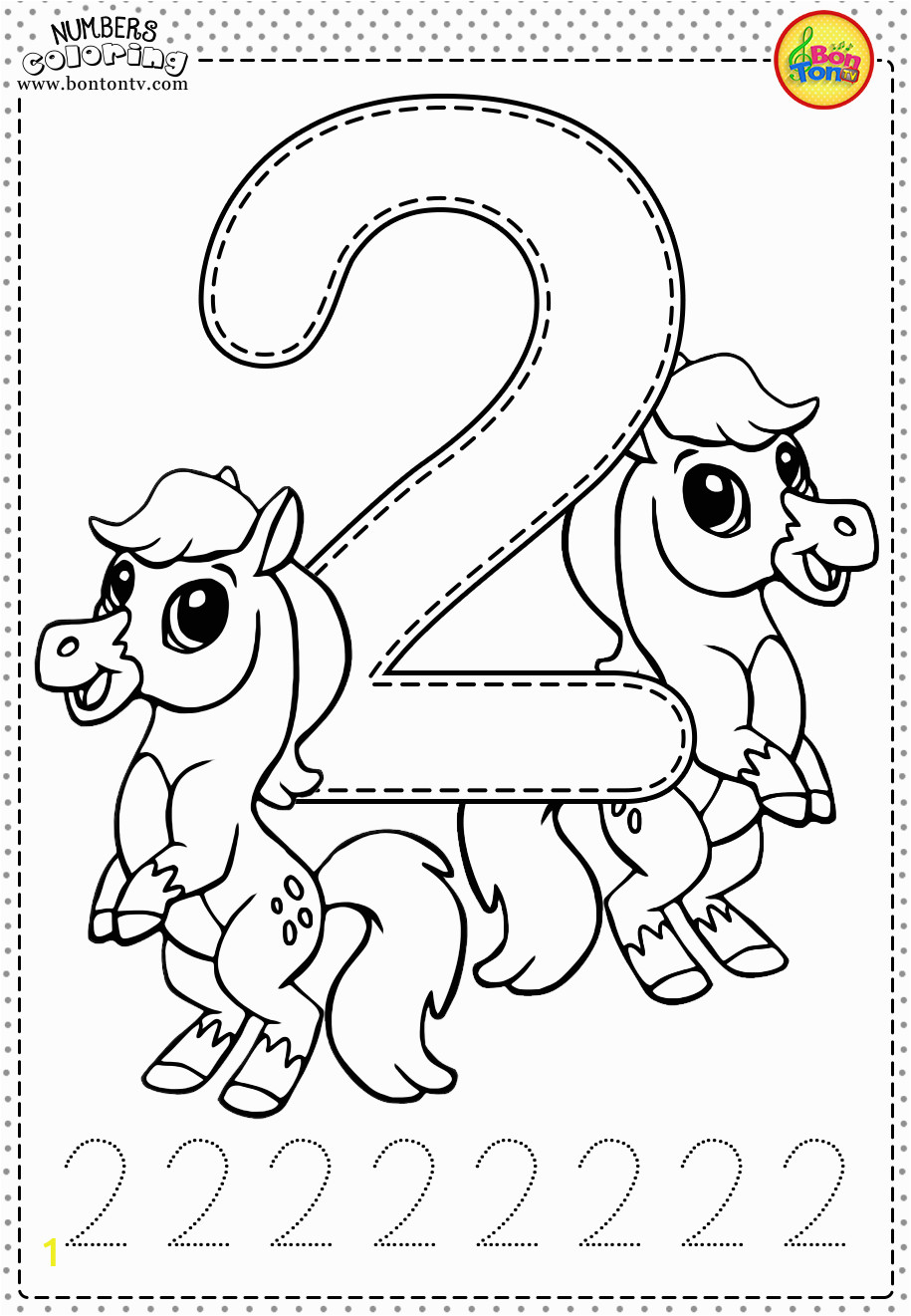Number Coloring Worksheets for Preschoolers Number 2 Preschool Printables Free Worksheets and