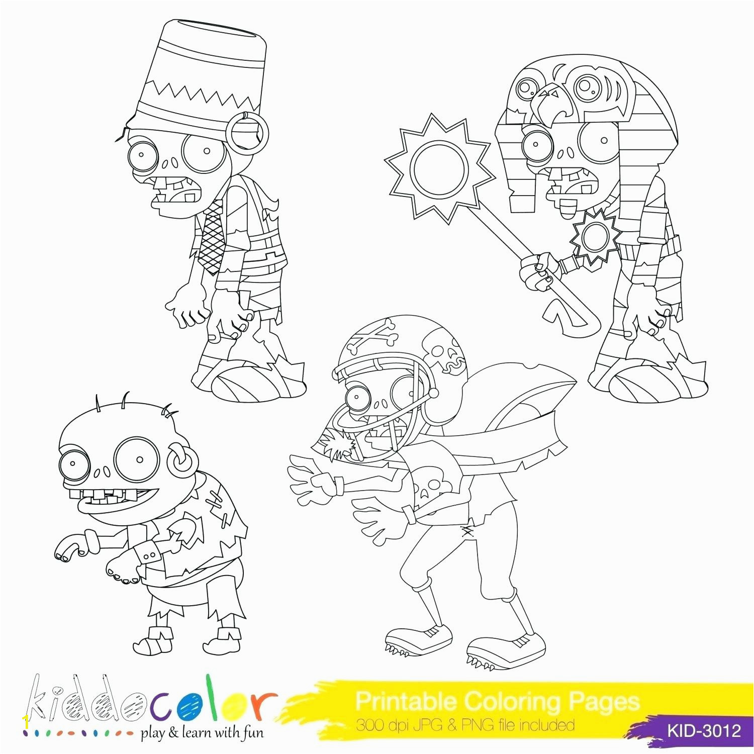 coloring pages plants vs zombies printable colouring