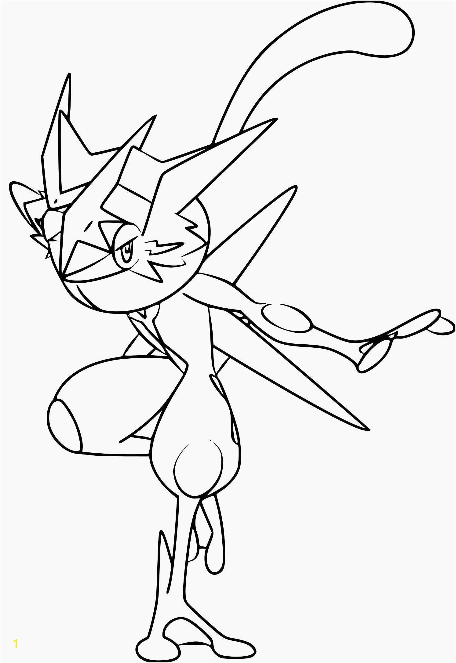 Pokemon Coloring Pages Printable Greninja Coloriage Licorne En Ligne