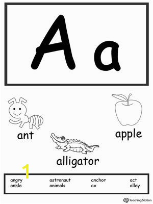 Printable Coloring Alphabet Flash Cards Letter A Printable Alphabet Flash Cards for Preschoolers