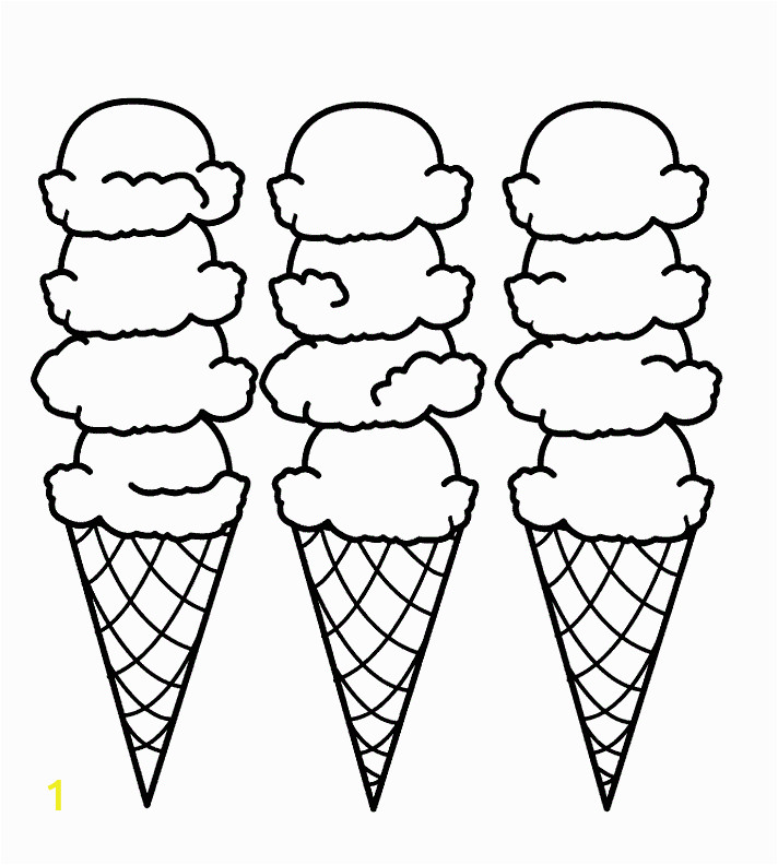Printable Coloring Pages Ice Cream Free Ice Cream Cones Download Free Clip Art Free