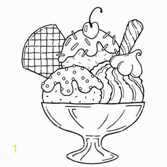 Printable Coloring Pages Ice Cream Printable Ice Cream Coloring Pages Di 2020
