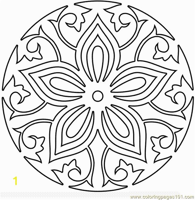 Printable Coloring Pages In Pdf Mandala Coloring Pages Pdf