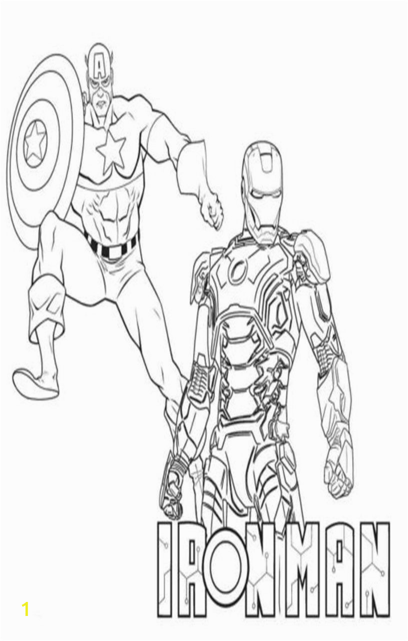 Printable Coloring Pages Iron Man Printable Captain America Coloring Pages 14 Sheets In 2020