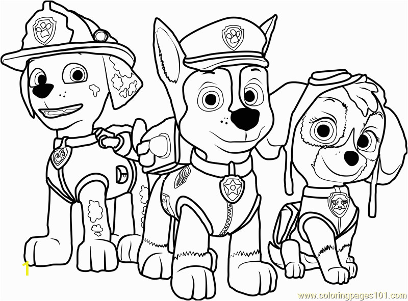 Printable Coloring Pages Of Paw Patrol Paw Patrol Printable Coloring Page for Kids and Adults with