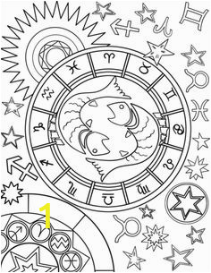 Printable Coloring Pages Zodiac Signs 267 Best Zodiac Coloring Pages for Adults Images