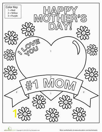 Printable Mothers Day Coloring Pages I Love You Mom