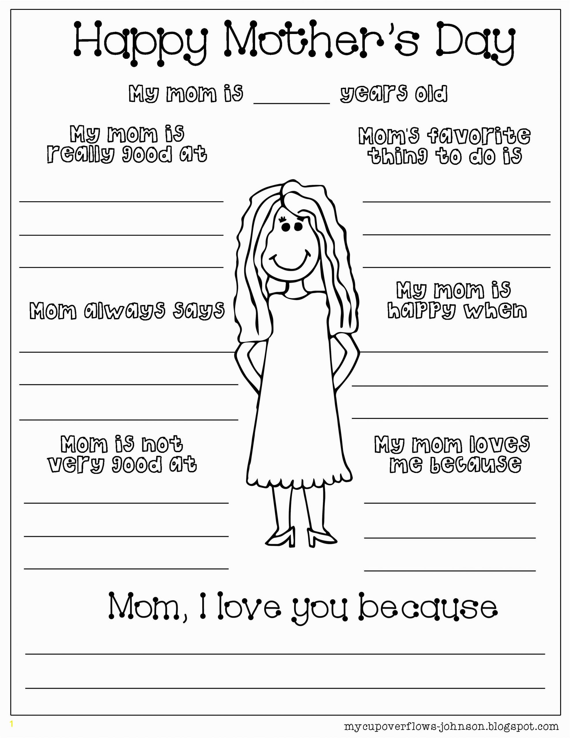 Printable Mothers Day Coloring Pages Mother S Day Coloring Pages