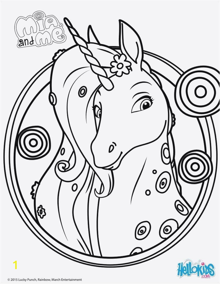 Printable Unicorn Rainbow Coloring Pages 14 Mia and Me Ausmalbilder Coloring Page Mia and Me Chao 8