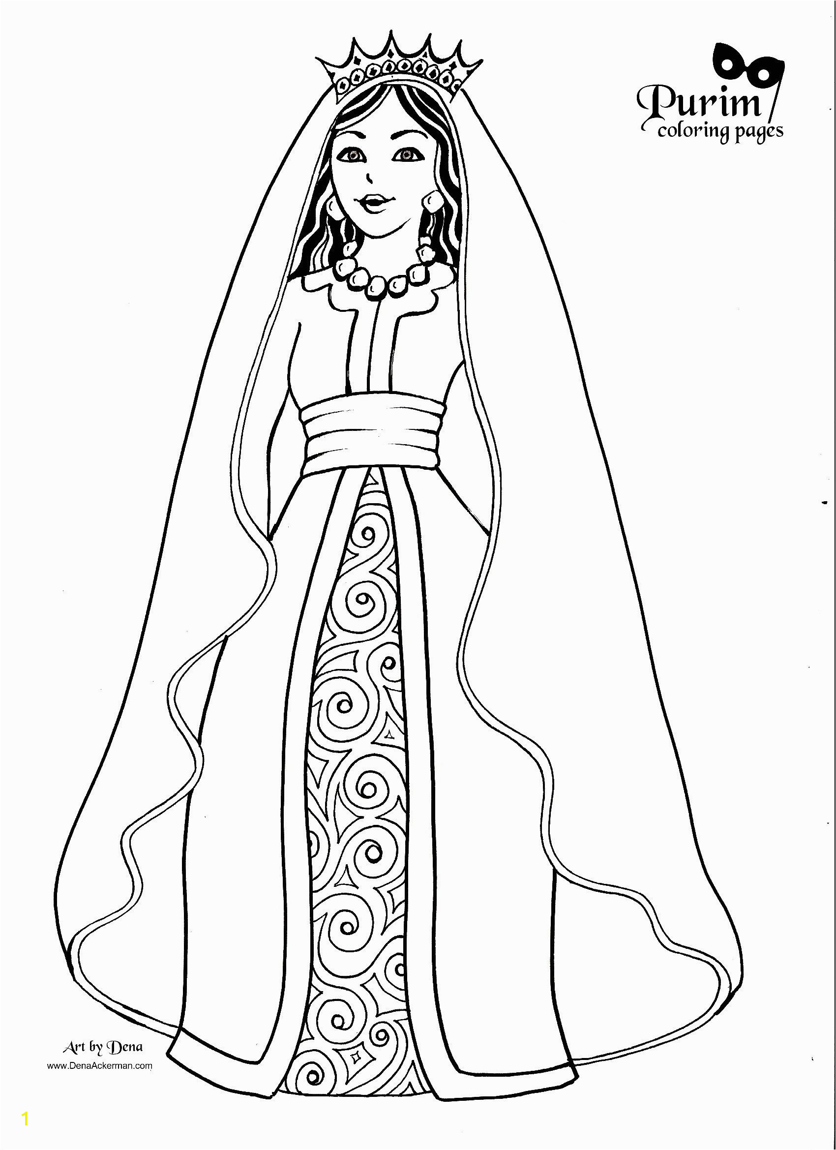 Queen Esther Coloring Pages Printable | divyajanani.org