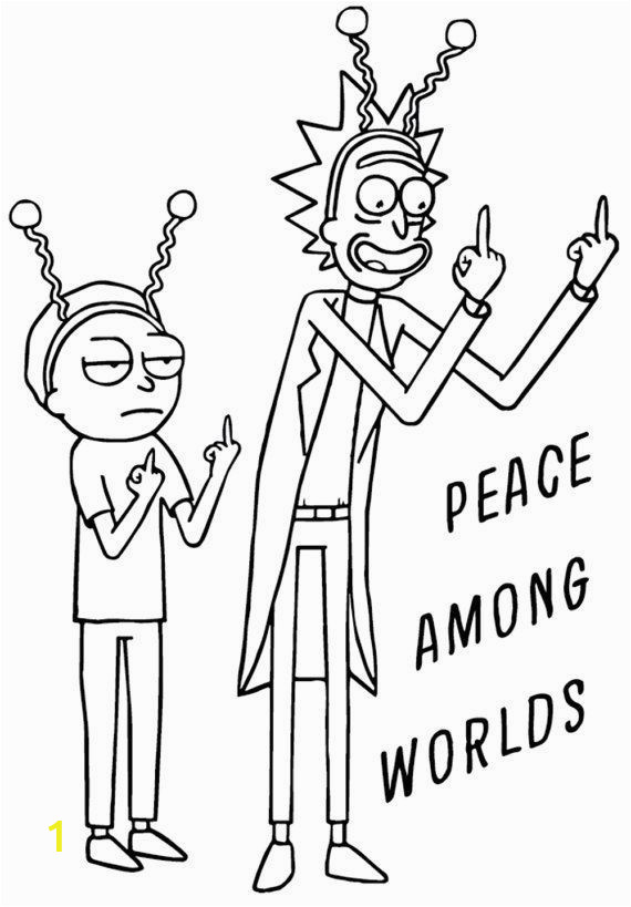 Rick and Morty Coloring Pages Printable Related Image Mit Bildern