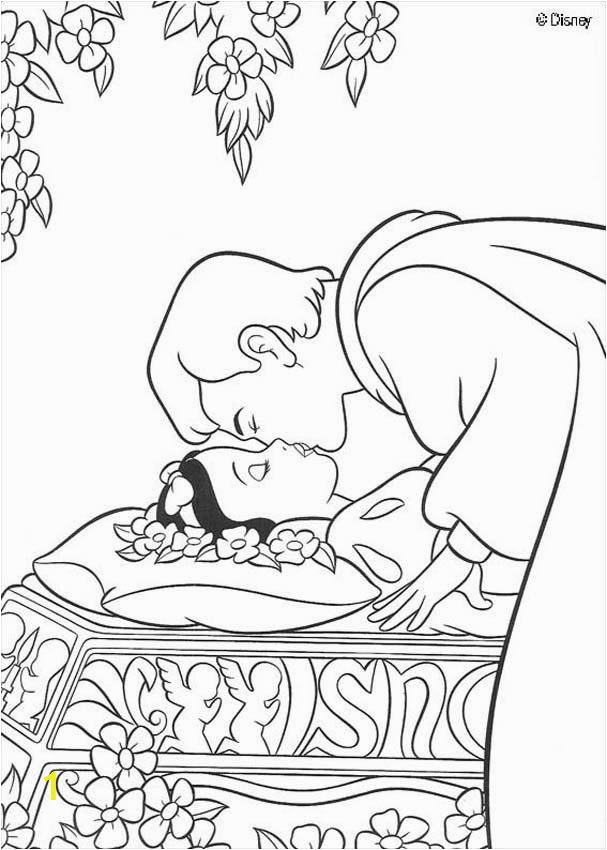 Snow White Coloring Pages Disney Snow White and the Seven Dwarfs Coloring Pages Prince